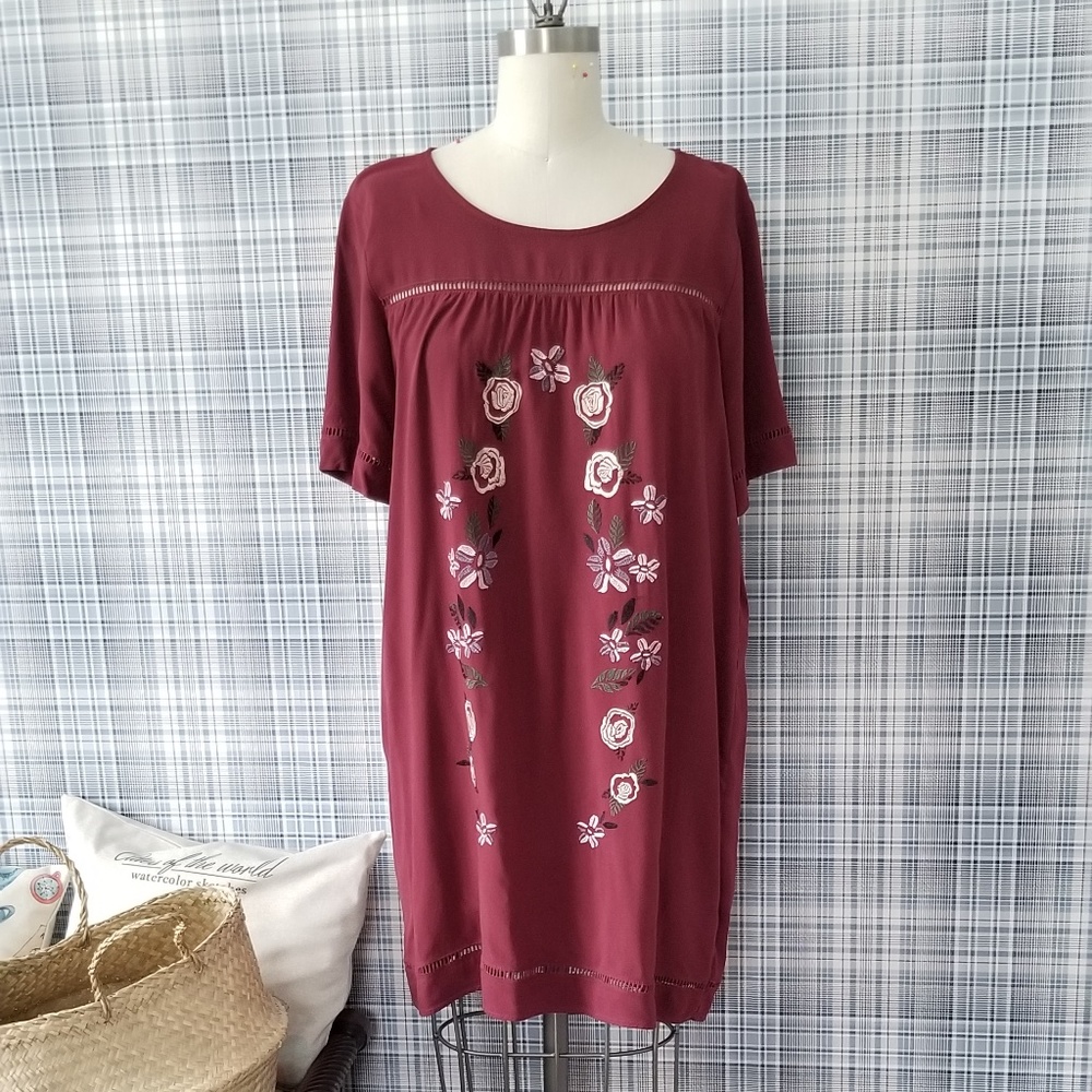 Women's Short Sleeve Loose Casual Tunic